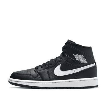 Кецове и обувки Jordan Air Jordan 1 Mid "Black White" W Черно | BQ6472-011, 1