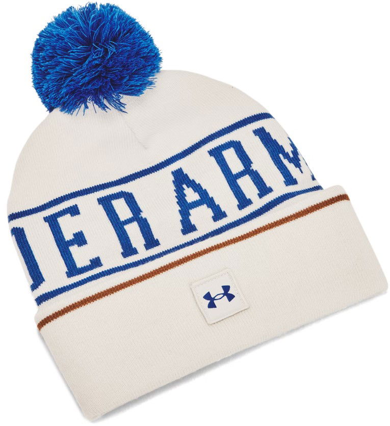 Шапка Under Armour Halftime Pom Beanie Hat Бяло | 1386634-110, 0