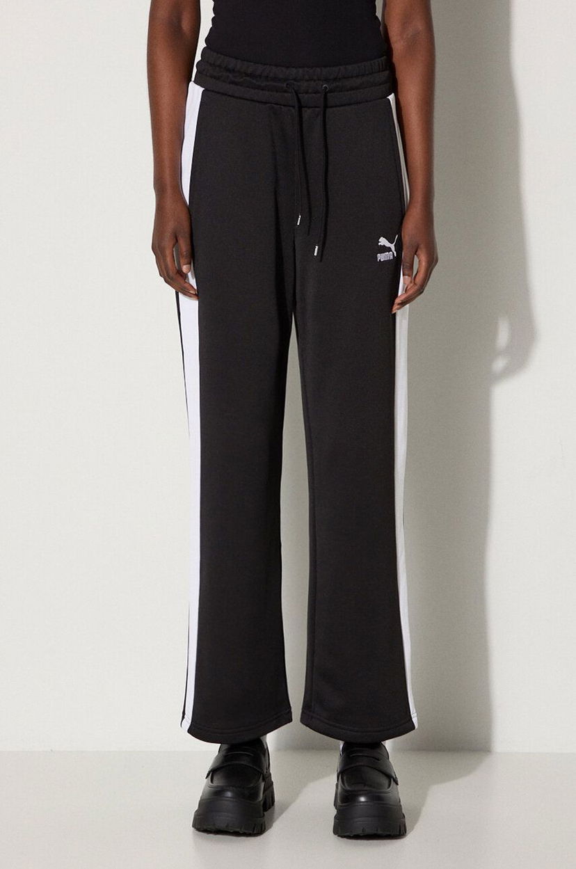 Спортни панталони Puma Iconic T7 Straight Leg Track Pants Черно | 627996