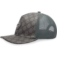 Шапка с козирка Gucci GG Jacquard Trucker Cap Сиво | 733927-4HAXN-8761, 2