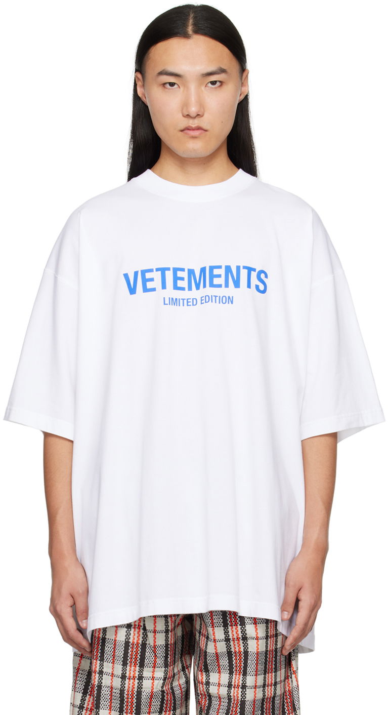 Тениска VETEMENTS 'Limited Edition' T-Shirt Бяло | UE64TR800W, 0
