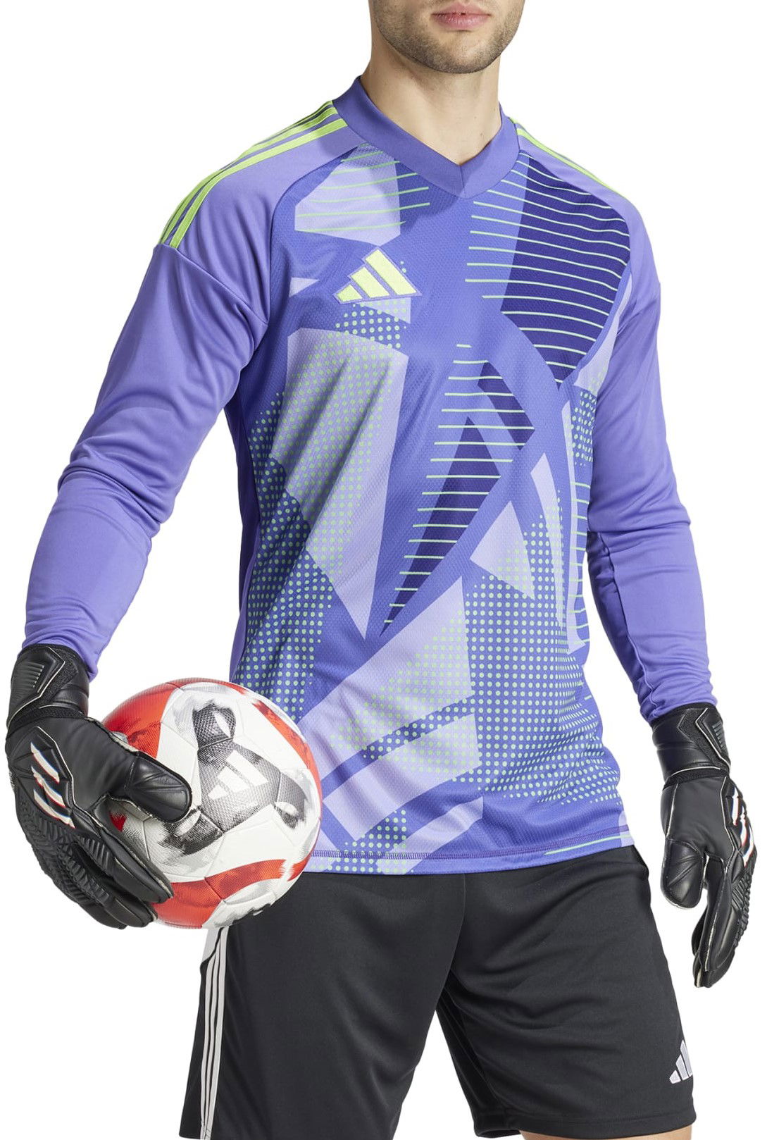 Фланелка adidas Originals Dres s dlouhým rukávem adidas T24 C GK JSY L Лилаво | in0406, 0