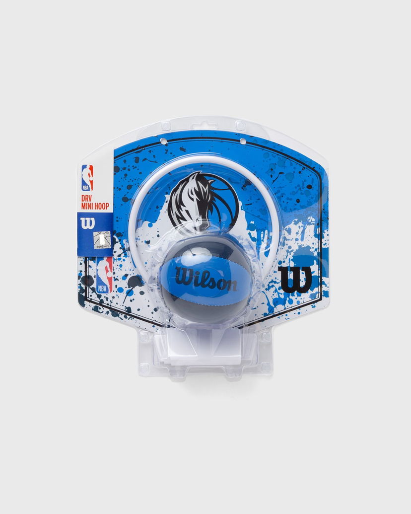 Спортна екипировка Wilson Tennis Dallas Mavericks NBA Team Mini Hoop Set Синьо | WTBA1302DAL