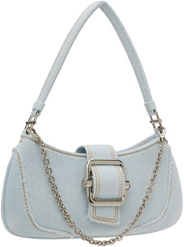 Дамска чанта OSOI Small Denim Shoulder Bag With Chain Синьо | 24SB050-01-03, 1