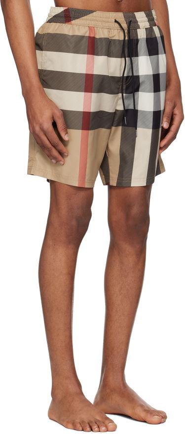 Бански Burberry Burberry Check Swim Shorts Бежово | 8107272, 1