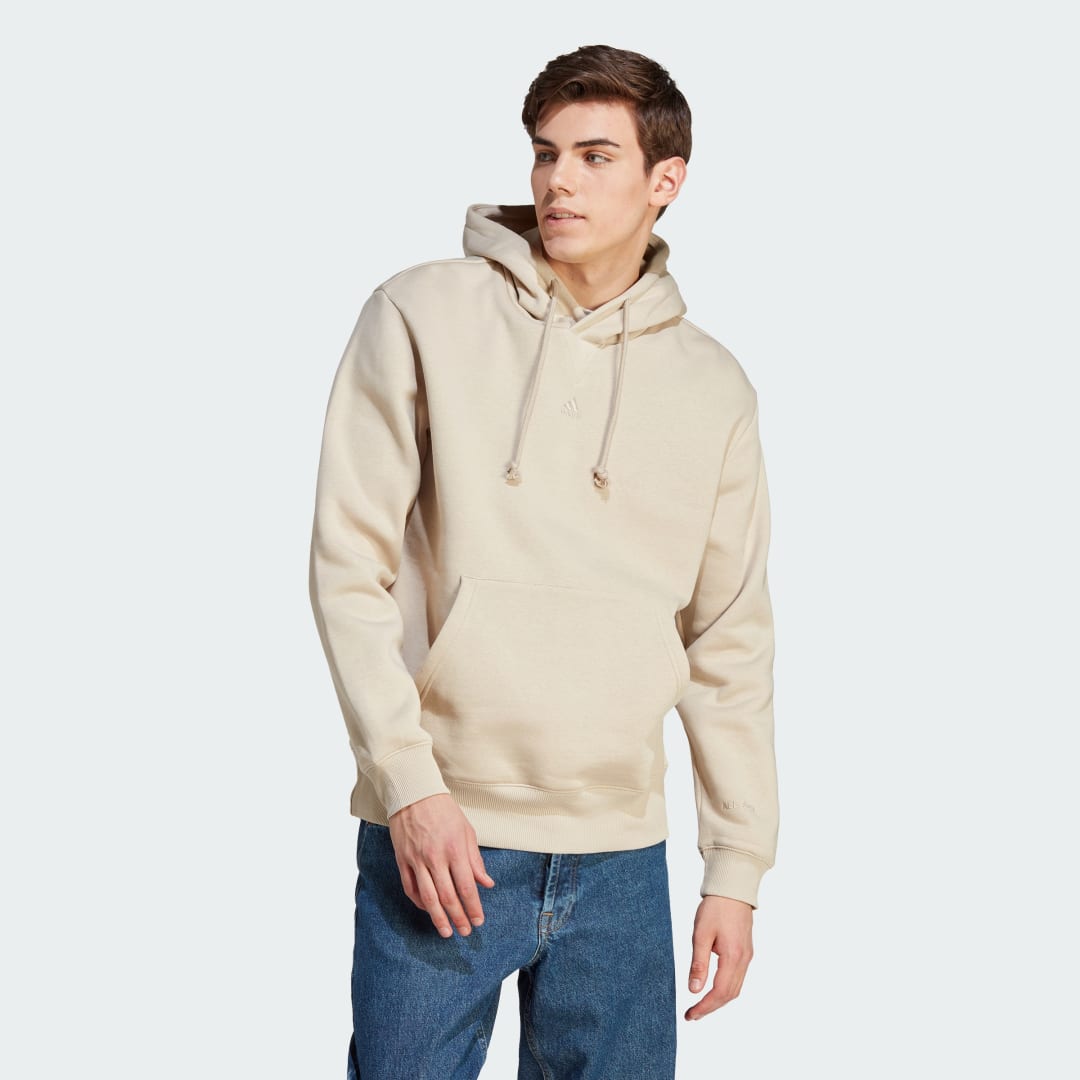 Суитчър adidas Originals ALL SZN Fleece Бежово | IJ6887, 0