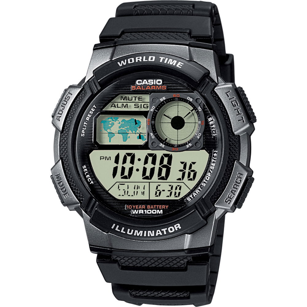 Часовник CASIO Collection Черно | AE-1000W-1BVEF, 1