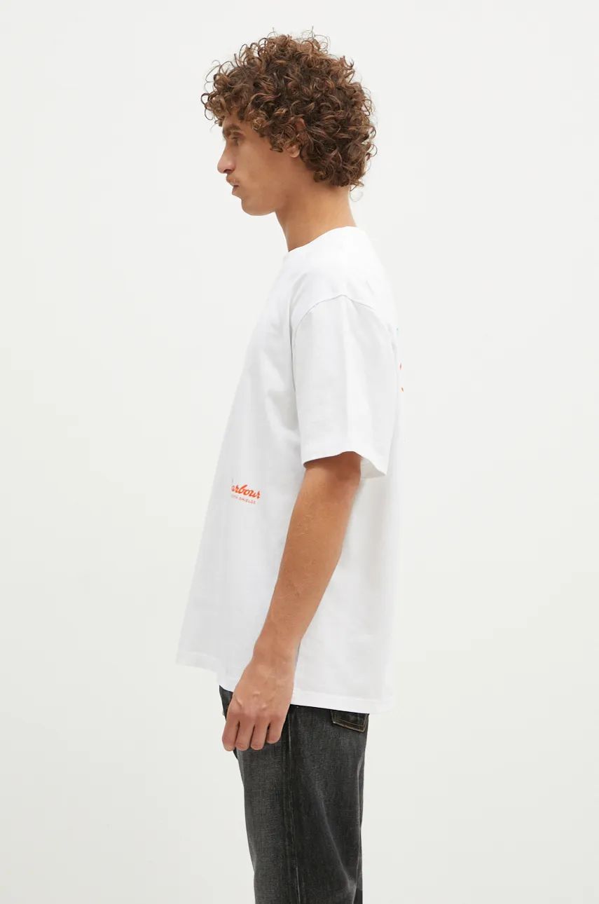 Тениска Barbour Bayard OS Graphic T-Shirt With Print Бяло | MTS1337, 1