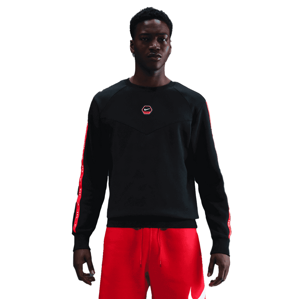 Суитчър Nike NSW Fleece Crewneck Sweatshirt Черно | IH4286-010, 0