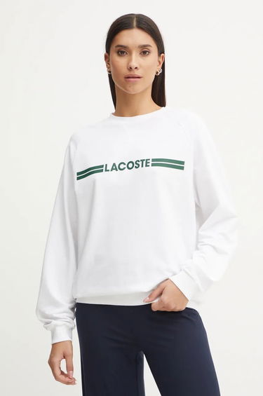 Суитчър Lacoste White Graphic Sweatshirt Бяло | SF1472, 0