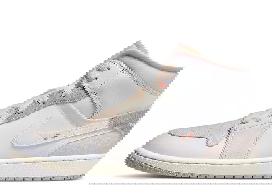 Кецове и обувки Jordan Air Jordan 1 Mid SE Craft "Inside Out White Grey" Бяло | DM9652 100, 1