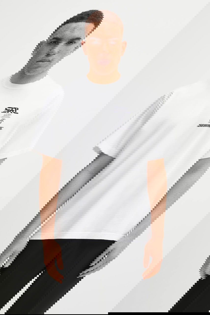 Тениска Neighborhood NEIGHBORHOOD SRL SS-1 Printed T-Shirt Бяло | 252PCNH.ST18, 0
