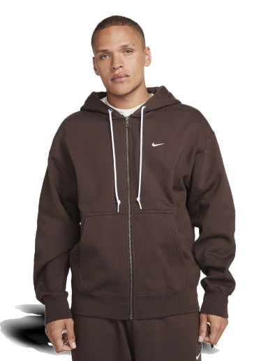 Solo Swoosh Full-Zip Hooded Sweatshirt