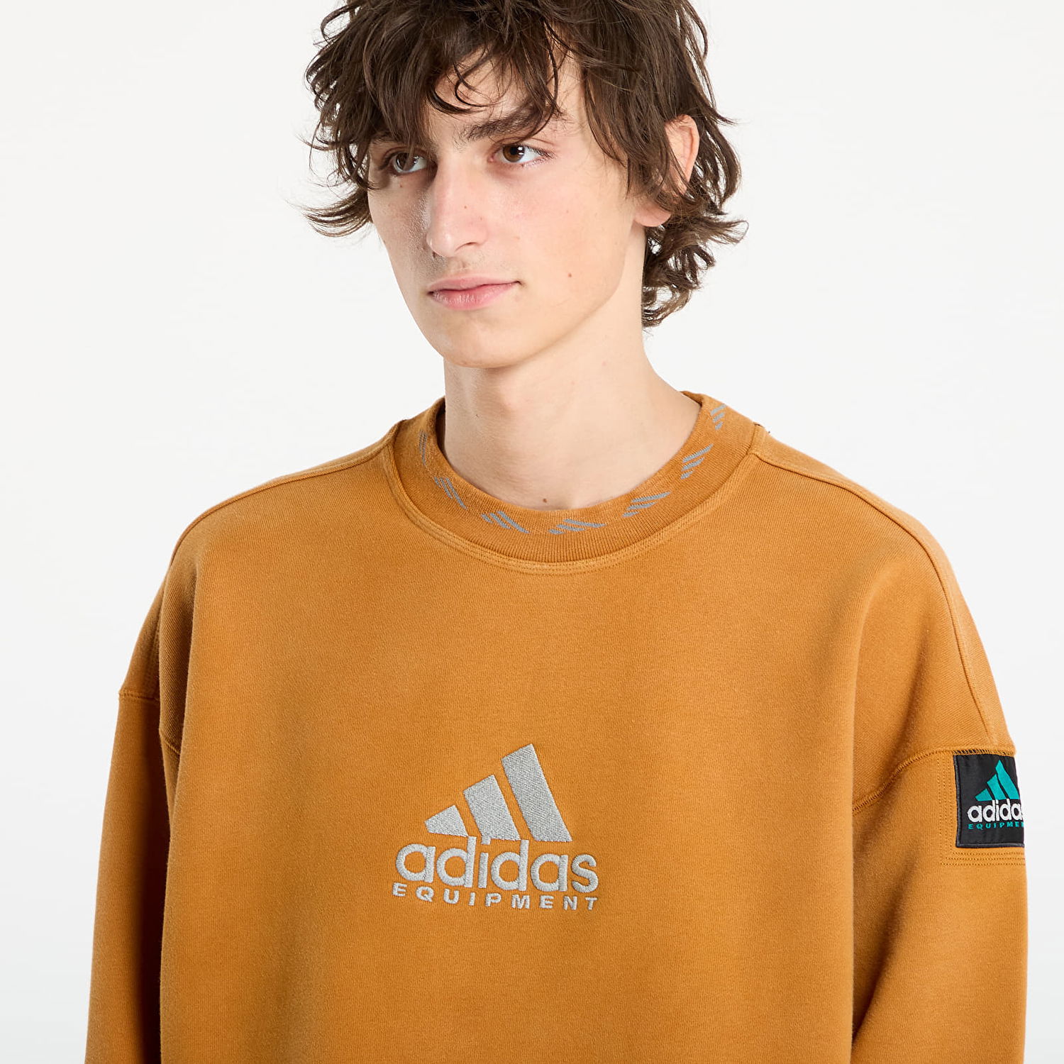 Суитчър adidas Originals Adidas Equipment Reflective Embroidery Crew Sweatshirt Оранжево
 | JX1457, 1