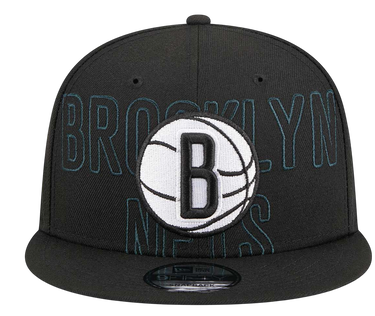Шапка с козирка New Era New Era Brooklyn Nets 2023 Draft 9Fifty Snapback Cap Черно | 60360911-60360911, 1