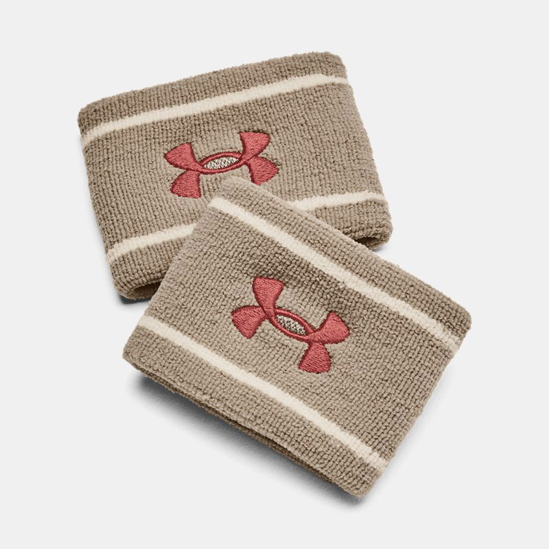 Аксесоари Under Armour Performance Terry Schweißband mit Streifen, unisex, 2er-Pack Timberwolf Taupe / Ivory Dune / Sedona Rot EINHEITSGRÖSSE Бежово | 1373119-203, 0
