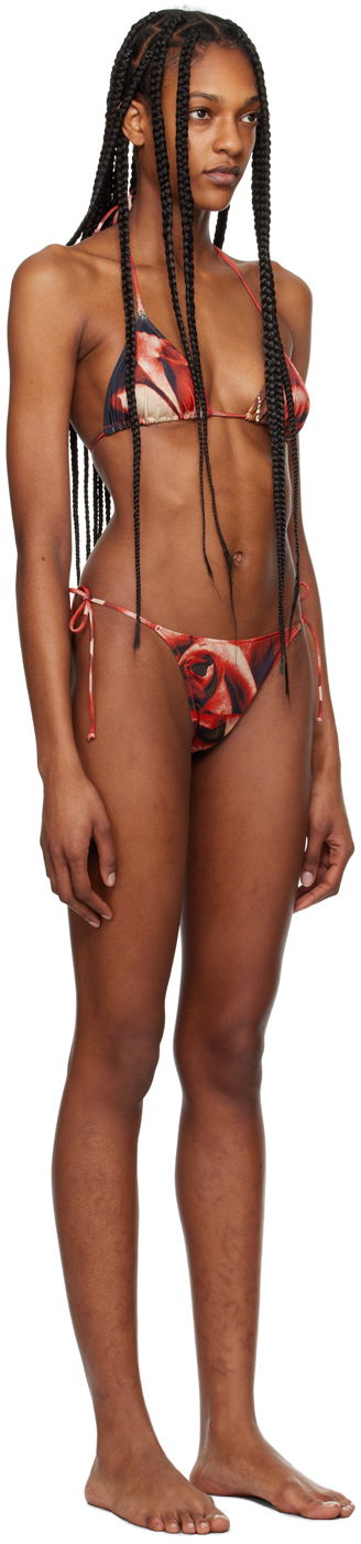 Бански Jean Paul Gaultier 'The Roses' Bikini Set Червено | 24/25-F-BS007-J543-403050, 1