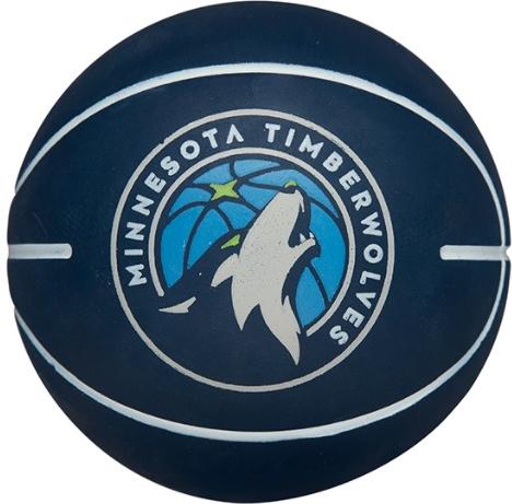 Спортна екипировка Wilson Tennis Minnesota Timberwolves Dribble Basketball Тъмно синьо | wtb1100mn