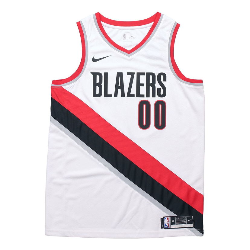 Фланелка Nike NBA Portland Trail Blazers Jersey Бяло | CW3607-100