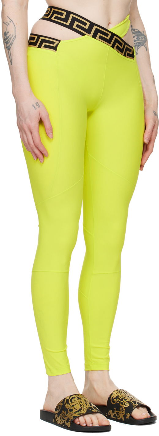 Клинове Versace Versace Greca Border Leggings Жълто | 1008681_1A06229_2Y870, 1