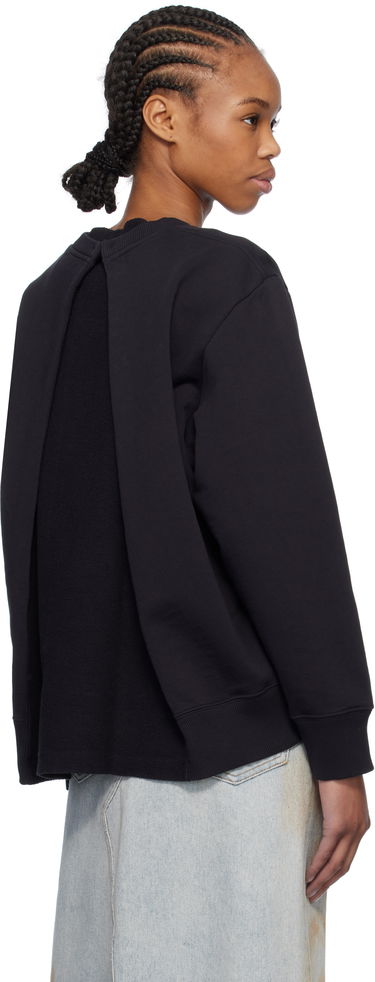 Пуловер Maison Margiela MM6 Maison Margiela Spliced Logo Sweatshirt Черно | S52GU0240 M25012, 2