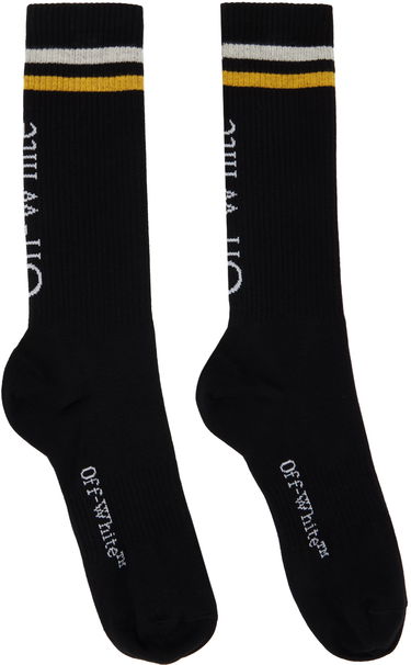 Чорапи Off-White Off-White Stripe Socks Черно | OMRA078F23KNI0011004, 0
