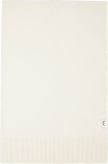 Шал CHLOÉ 'Lace Knit' Scarf Бяло | CHC25ST075LCJ, 1