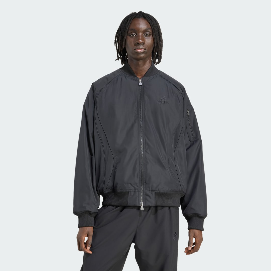 Яке бомбър adidas Performance Teamgeist Padded Bomber Jacket Черно | JW3498, 0