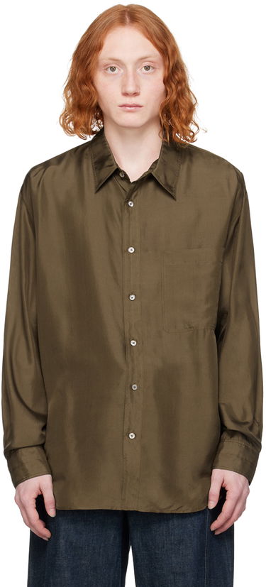 Риза LEMAIRE Loose Shirt Зелено | SH1097 LF1235, 0