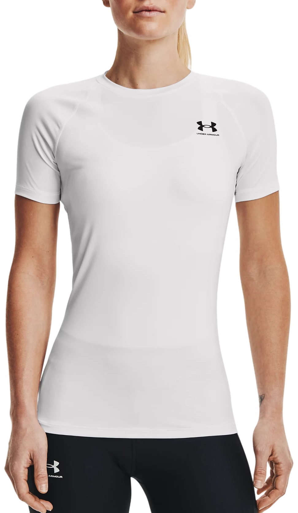 Тениска Under Armour Authentics Compression Short Sleeve T-Shirt Бяло | 1365460-100, 0