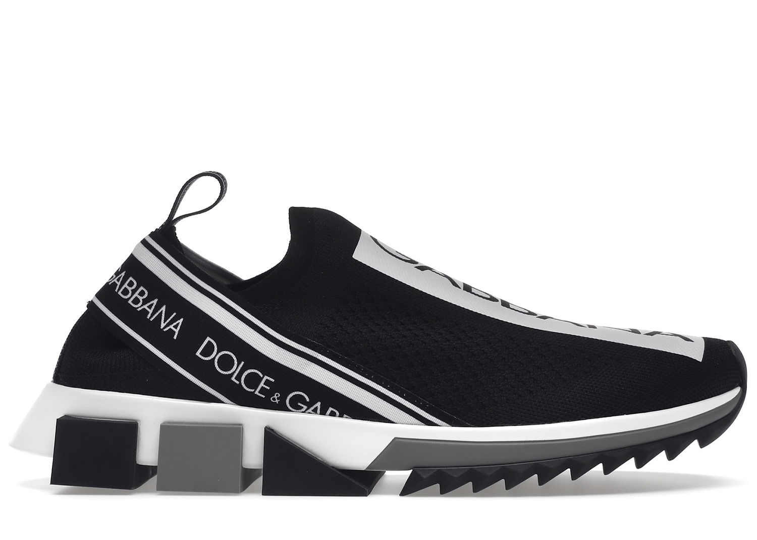Кецове и обувки Dolce & Gabbana Sorrento Logo Slip On Black White W Черно | CK1595AH67789690, 0