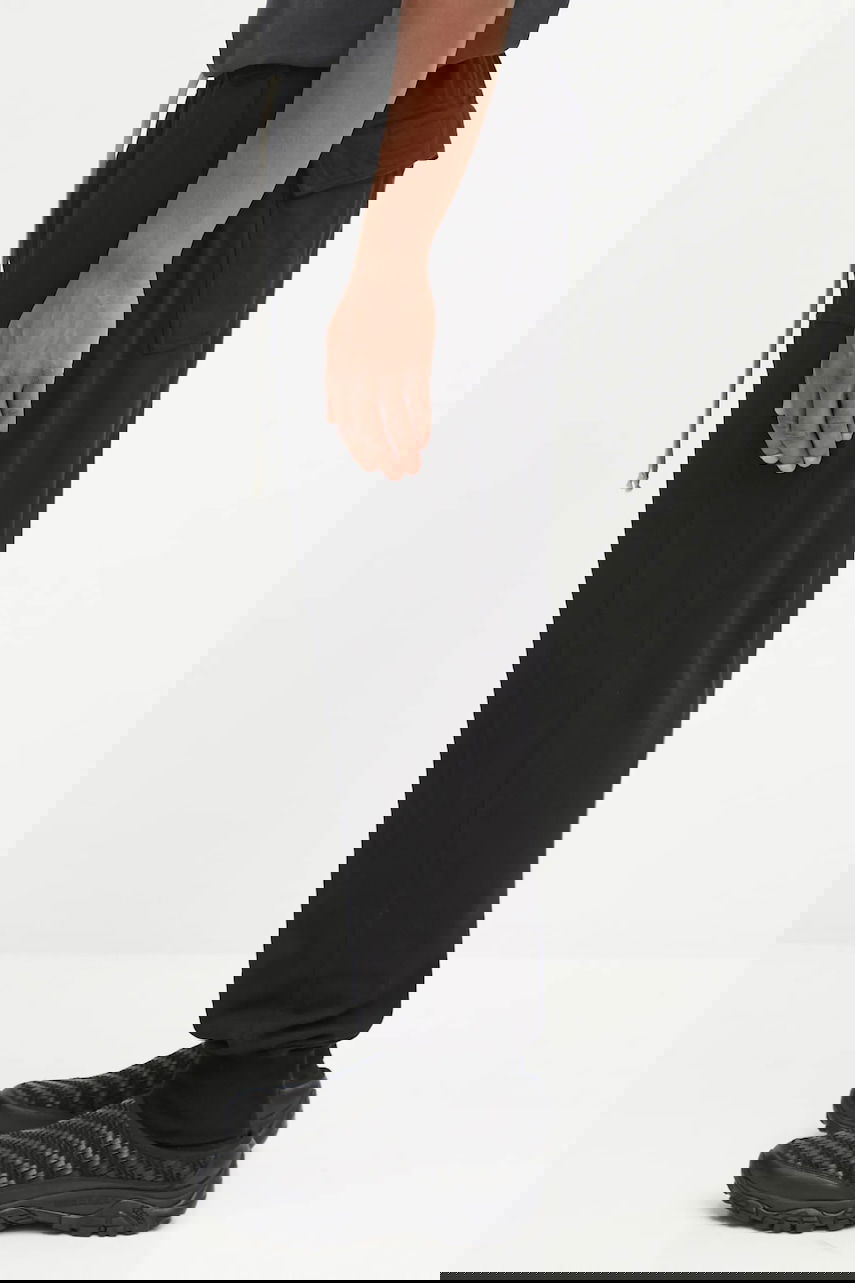 Спортни панталони Rick Owens Rick Owens DRKSHDW Prisoner Drawstring Sweatpants Черно | DU02E7395.RIG, 1