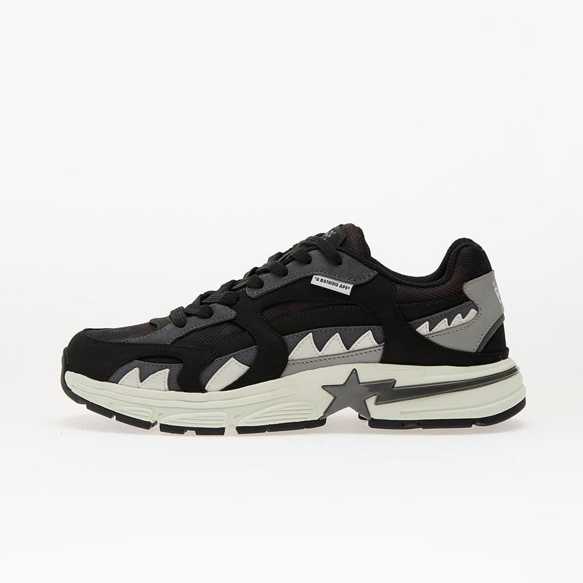 Кецове и обувки BAPE Bathing Ape Shark Sta 1 Черно | 001FWL301319MBLK