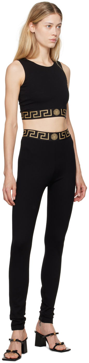 Потник Versace Versace Greca Border Sports Bra Черно | 1015878_1A11143_1B000, 3