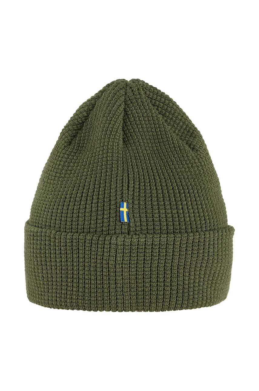 Шапка FJÄLLRÄVEN Beanie Tab Green Зелено | F84767.677, 1