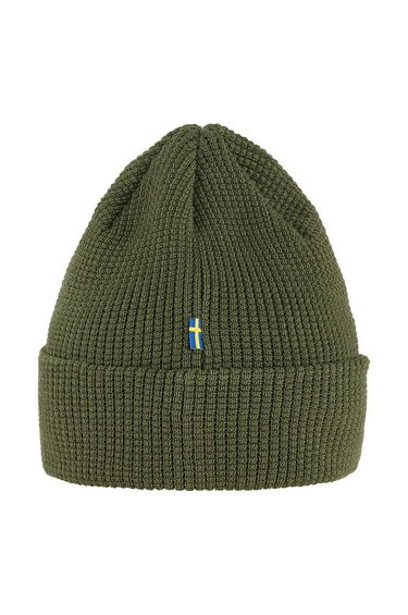 Шапка FJÄLLRÄVEN Beanie Tab Green Зелено | F84767.677, 1
