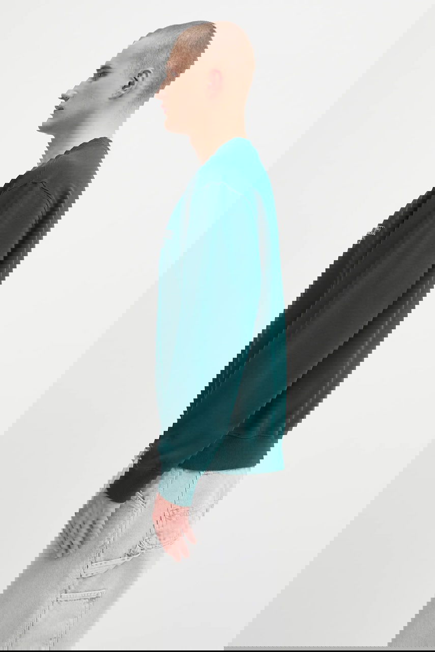 Суитчър Carhartt WIP Alumni Crewneck Sweatshirt with Chest Logo Зелено | I035190.05AXX, 1