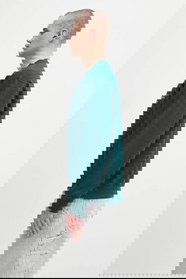 Суитчър Carhartt WIP Alumni Crewneck Sweatshirt with Chest Logo Зелено | I035190.05AXX, 1