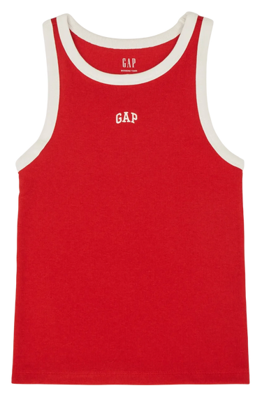 Потник GAP Ribbed Tank Top Logo Americana Червено | 729562-05, 0