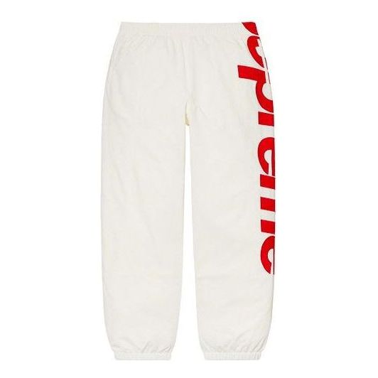 Спортни панталони Supreme Track Pants with Side Lettering Бяло | SUP-SS21-449