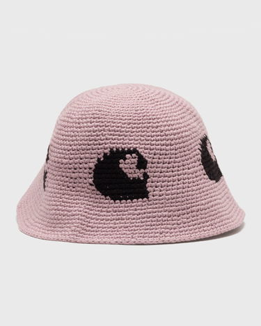 Шапка Carhartt WIP Crocheted C-Logo Pattern Bucket Hat Розово | I034482-2WN.XX, 1