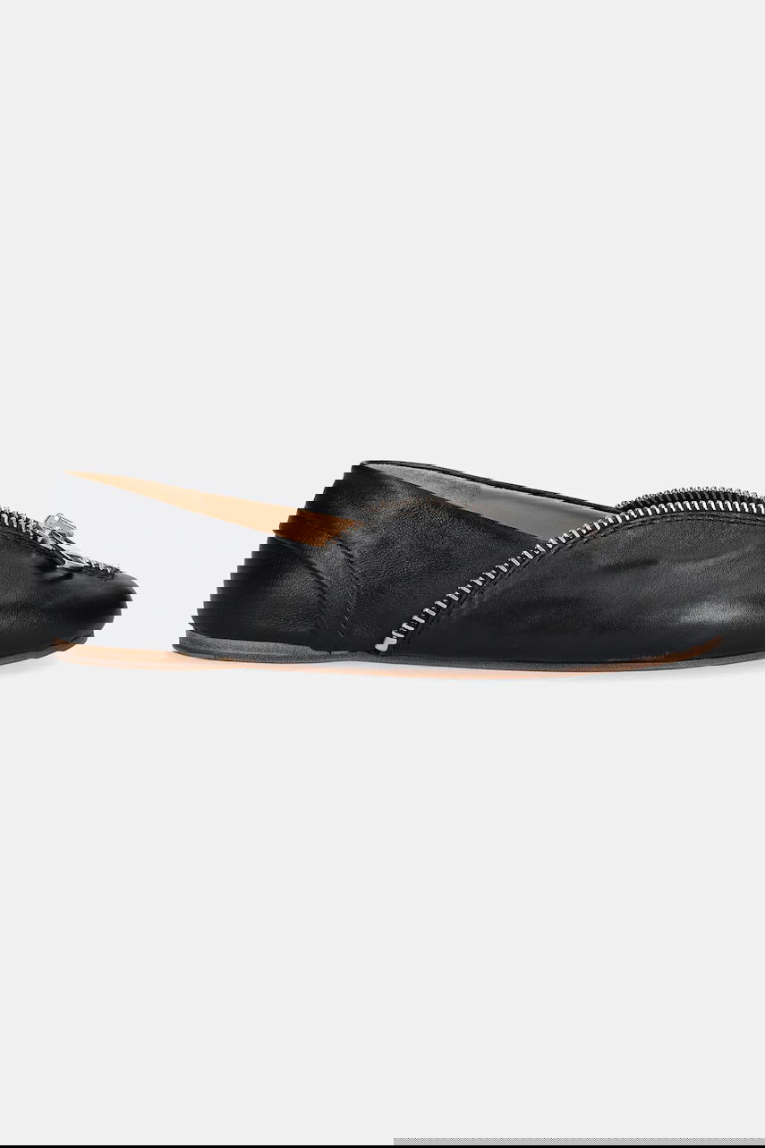Кецове и обувки JW Anderson JW Anderson Biker Leather Ballerina Flats Черно | BL0032.LA0268.999, 1