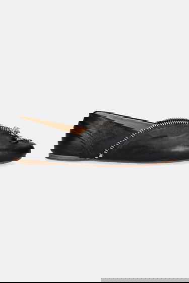 Кецове и обувки JW Anderson JW Anderson Biker Leather Ballerina Flats Черно | BL0032.LA0268.999, 1