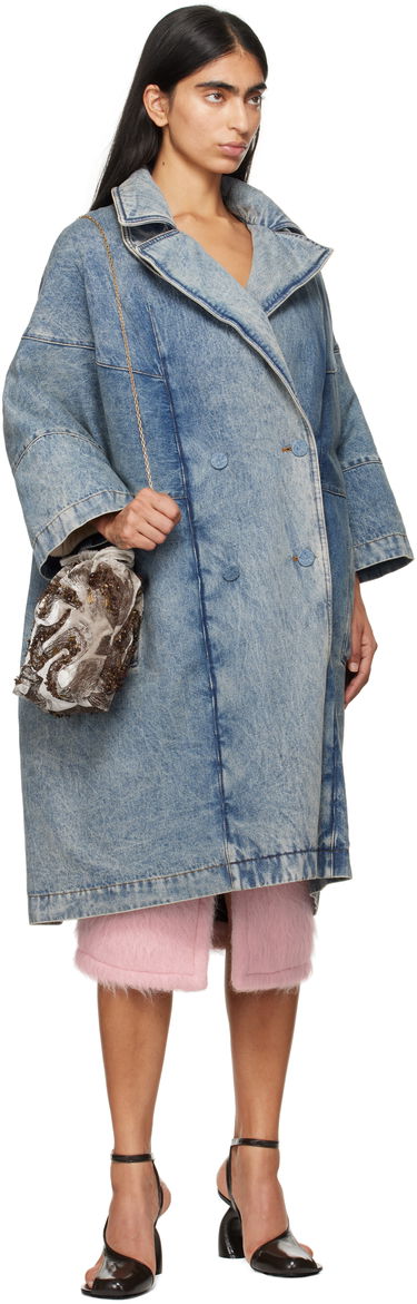 Палта Dries Van Noten Dries Van Noten Long Denim Coat Синьо | 242-010221-9390, 3