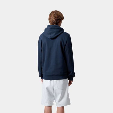 Суитчър Carhartt WIP Carhartt WIP Hooded Script Embroidery Sweatshirt Тъмно синьо | I035392_25, 1