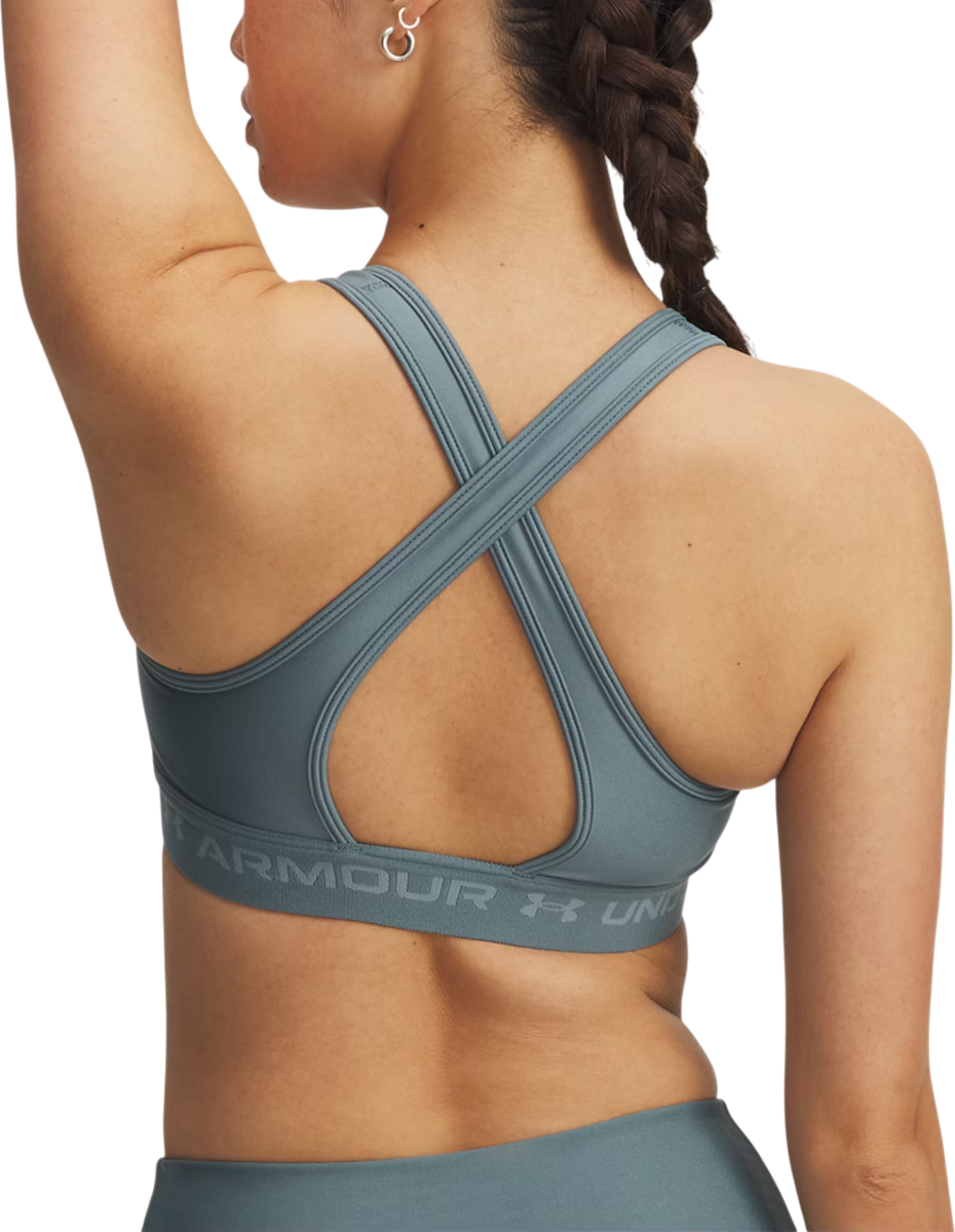 Сутиен Under Armour Crossback Mid Bra Синьо | 1361034-587, 1