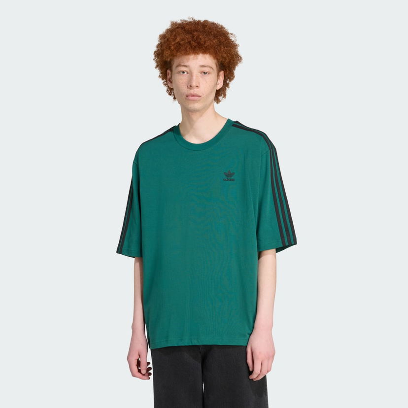Тениска adidas Performance Adicolor Oversized T-Shirt Зелено | JY1396