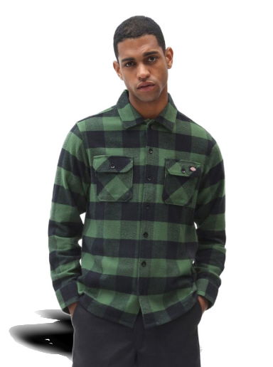 Риза Dickies New Sacramento Check Shirt Зелено | DK0A4XDZPG01