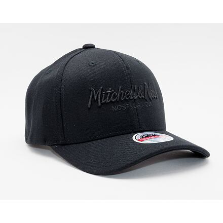 Шапка с козирка Mitchell & Ness Pinscript Logo Classic Red Branded Black Черно | HHSSINTL101-MNNYYPPPBLCK, 0
