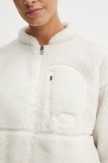 Яке The North Face White Cropped Fleece Jacket Бяло | NF0A88ZBQLI1, 4